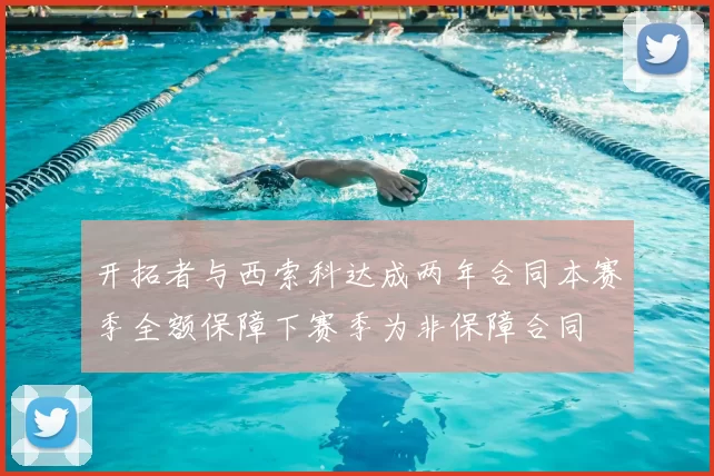 开拓者与西索科达成两年合同本赛季全额保障下赛季为非保障合同