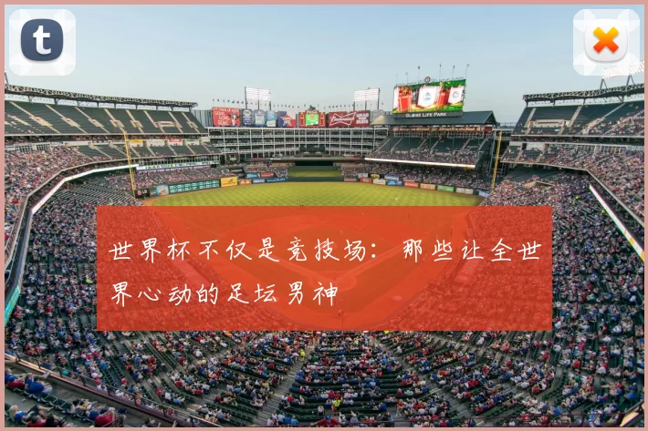 世界杯不仅是竞技场：那些让全世界心动的足坛男神